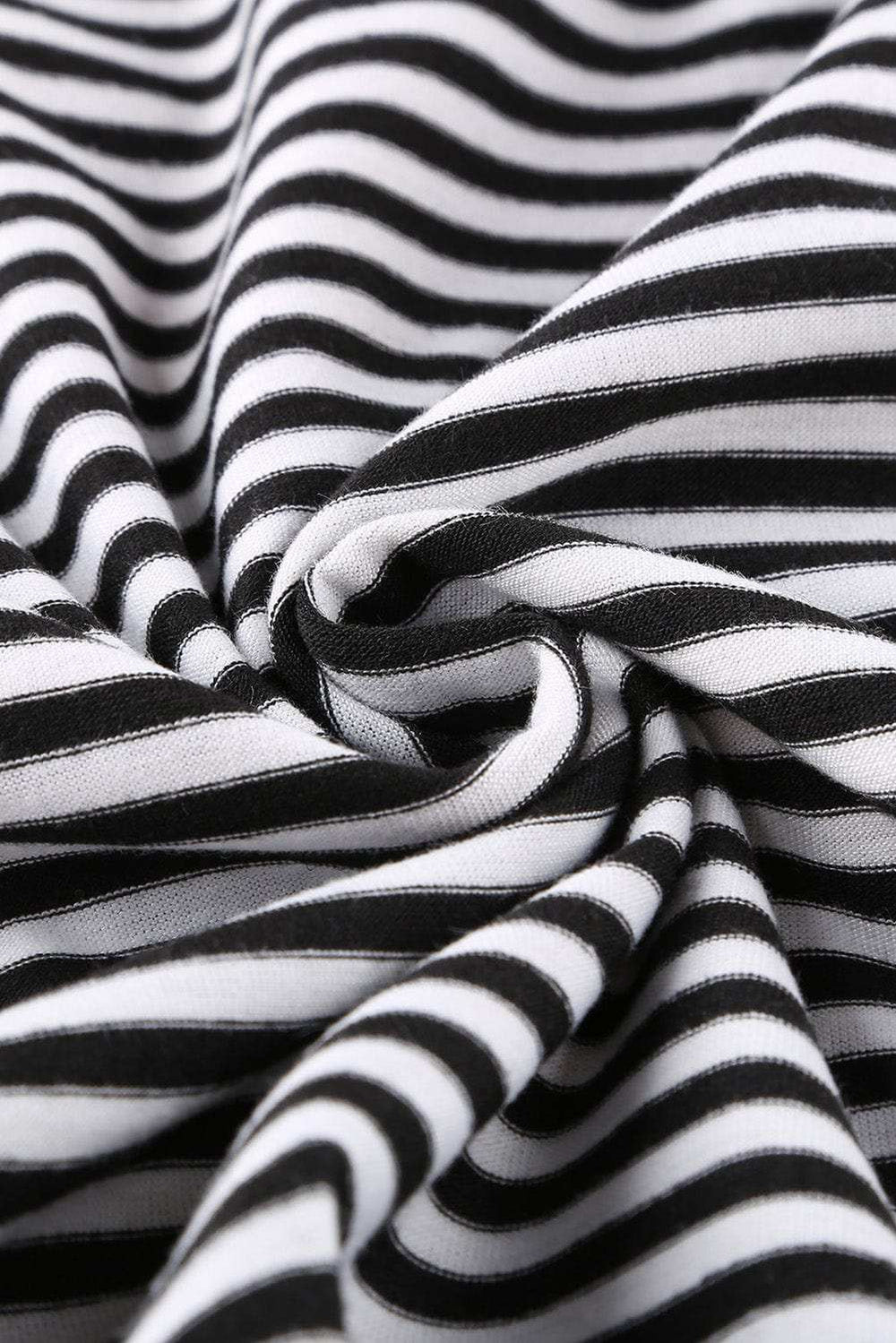 Striped Round Neck Long Sleeve T-Shirt - Trendsi - Flyclothing LLC