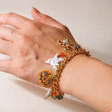 18K Gold-Plated Halloween Theme Bracelet - Trendsi - Flyclothing LLC