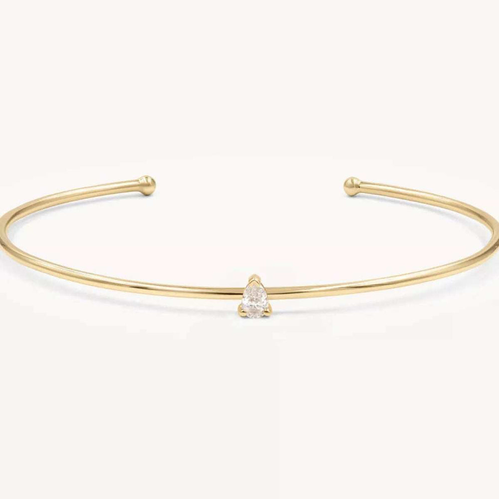 18K Gold-Plated Open Cuff Bracelet - Trendsi - Flyclothing LLC