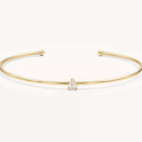 18K Gold-Plated Open Cuff Bracelet - Trendsi - Flyclothing LLC