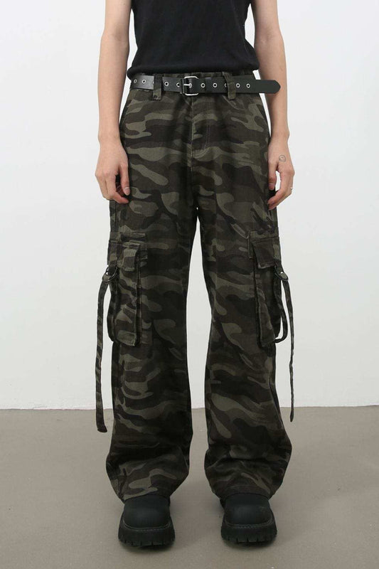 Men's Camouflage Cargo Jeans - Trendsi - Flyclothing LLC