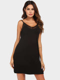 Scoop Neck Spaghetti Strap Lounge Dress - Trendsi - Flyclothing LLC