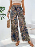 Printed Wide Leg Pants - Trendsi - Flyclothing LLC