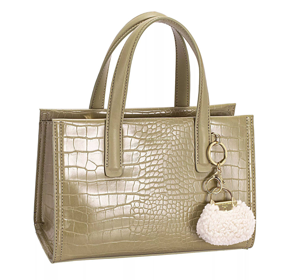 David Jones Crocodile Pattern Handbag - Trendsi - Flyclothing LLC