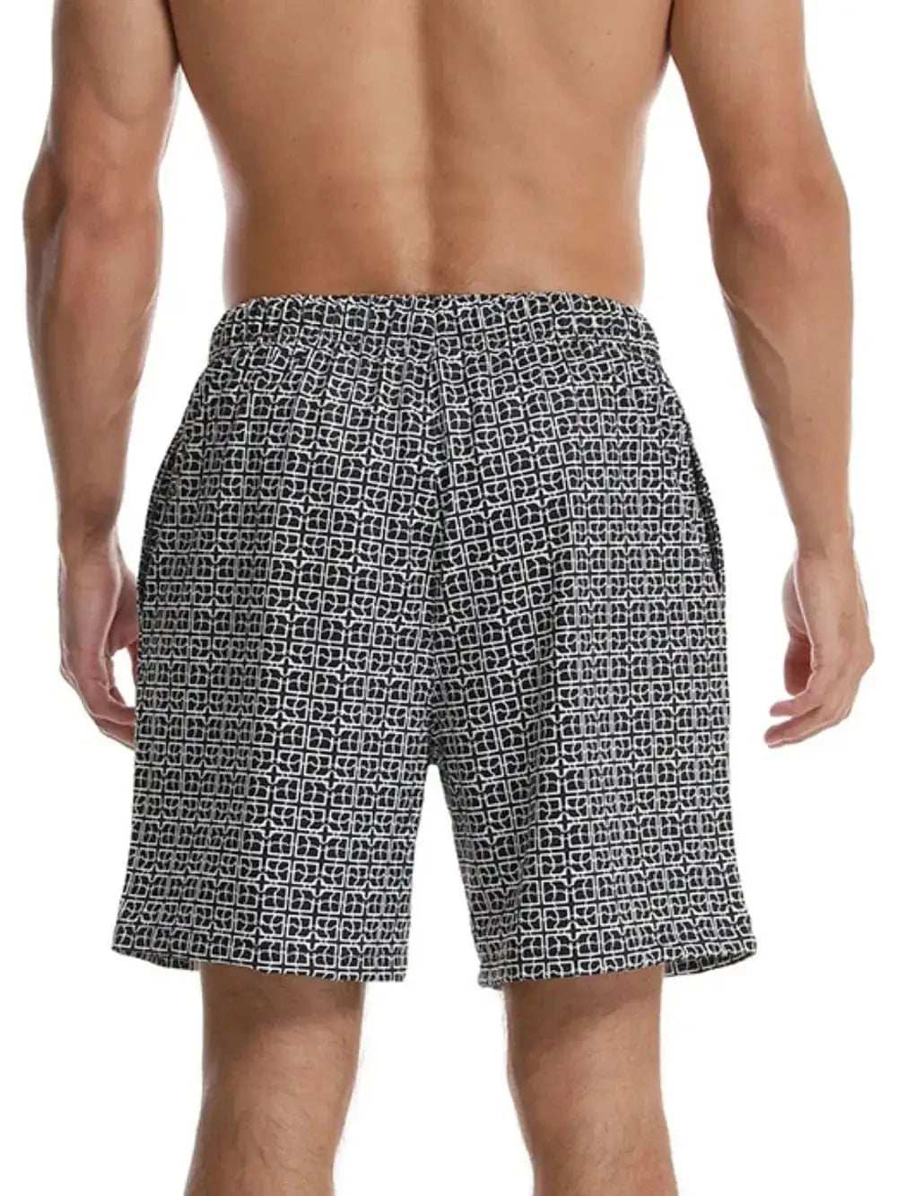 Men's Drawstring Printed Shorts with Pockets - Trendsi - Flyclothing LLC
