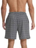 Men's Drawstring Printed Shorts with Pockets - Trendsi - Flyclothing LLC
