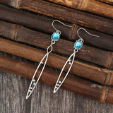 Alloy Rhinestone Asymmetric Earrings - Trendsi - Flyclothing LLC