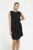 MONO B Versatile Drawstring Waist Tank Dress - Trendsi - Flyclothing LLC