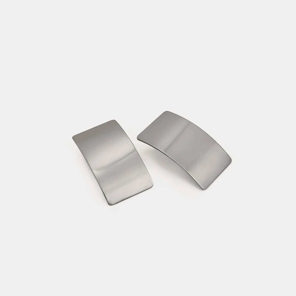 Stainless Steel Rectangle Earring - Trendsi - Flyclothing LLC