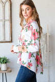 Heimish Full Size Multi Color Floral Blazers with Tunic Plus Size - Trendsi - Flyclothing LLC