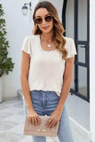 Frill Square Neck Flutter Sleeve Blouse - Trendsi - Flyclothing LLC