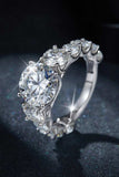 8 Carat Moissanite 925 Sterling Silver Ring - Trendsi - Flyclothing LLC