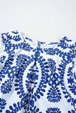 Printed Crew Neck Sleeveless Top - Trendsi - Flyclothing LLC