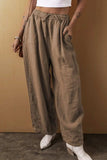 Drawstring Wide Leg Pants - Trendsi - Flyclothing LLC