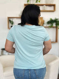 Basic Bae Bamboo Full Size Round Neck Short Sleeve T-Shirt Plus Size - Trendsi - Flyclothing LLC