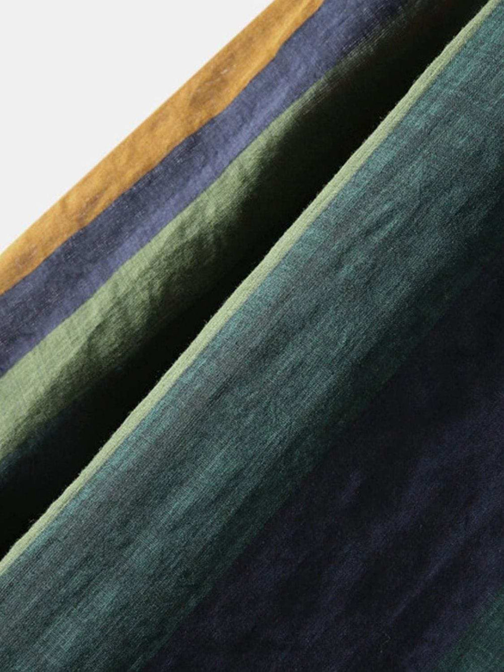 Men's Full Size Contrast Striped Button Down Shirt Plus Size - Trendsi - Flyclothing LLC