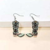 Western Boot Dangle Earrings - Trendsi - Flyclothing LLC