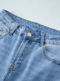 High Waist Wide Leg Washed Jeans - Trendsi - Flyclothing LLC