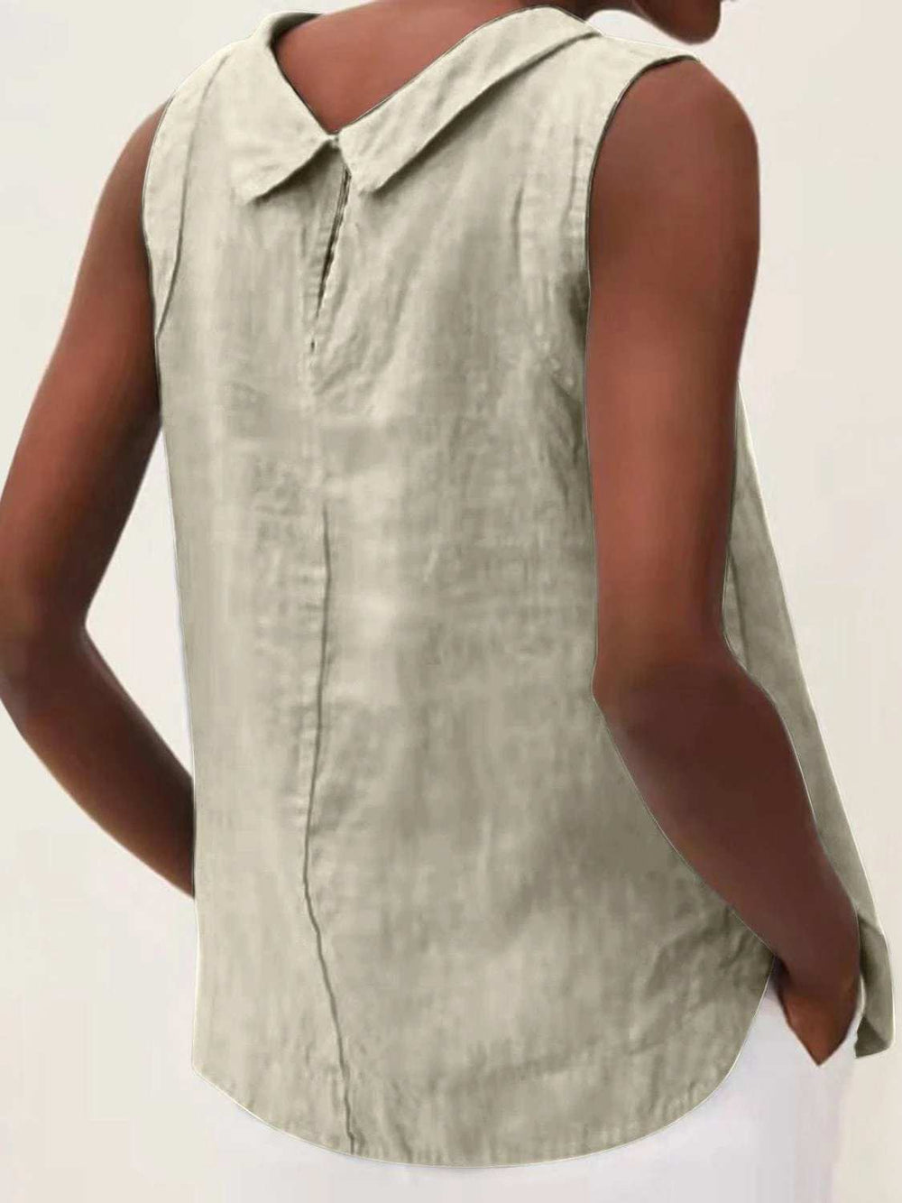 Full Size Round Neck Sleeveless Top - Trendsi - Flyclothing LLC