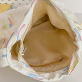 Contrast Texture Shoulder Bag - Trendsi - Flyclothing LLC