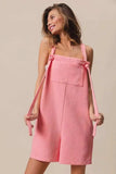 BiBi Texured Jacquard Romper with Side Pockets - Trendsi - Flyclothing LLC