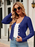 Button Up Long Sleeve Cardigan - Trendsi - Flyclothing LLC