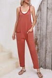 Scoop Neck Spaghetti Strap Jumpsuit - Trendsi - Flyclothing LLC