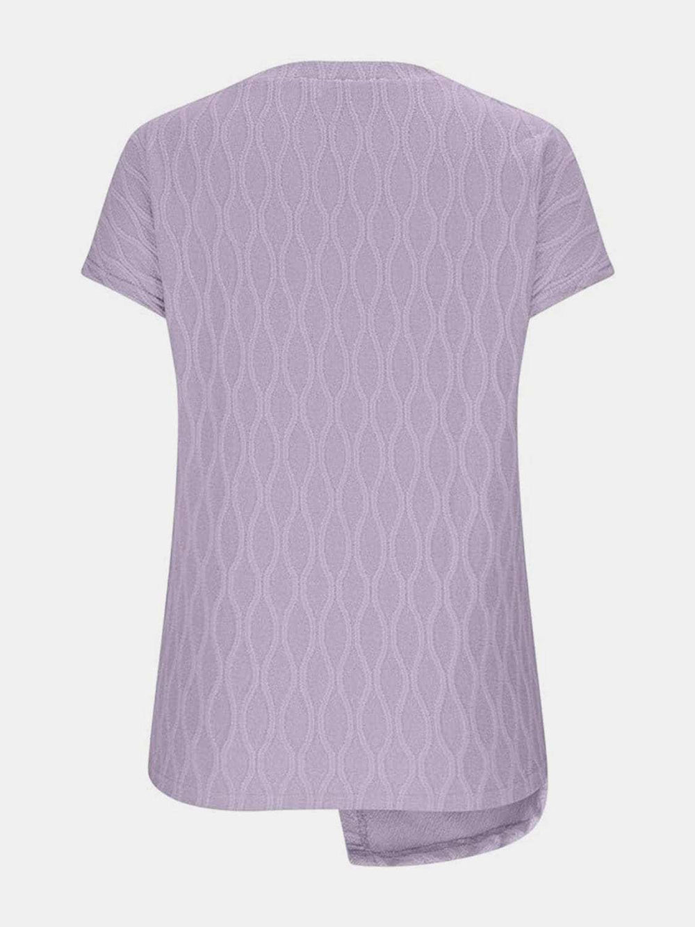 Full Size Round Neck Short Sleeve T-Shirt - Trendsi - Flyclothing LLC