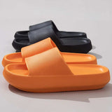 Open Toe Platform Slippers - Trendsi - Flyclothing LLC