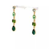 18K Gold-Plated Drop Earrings - Trendsi - Flyclothing LLC