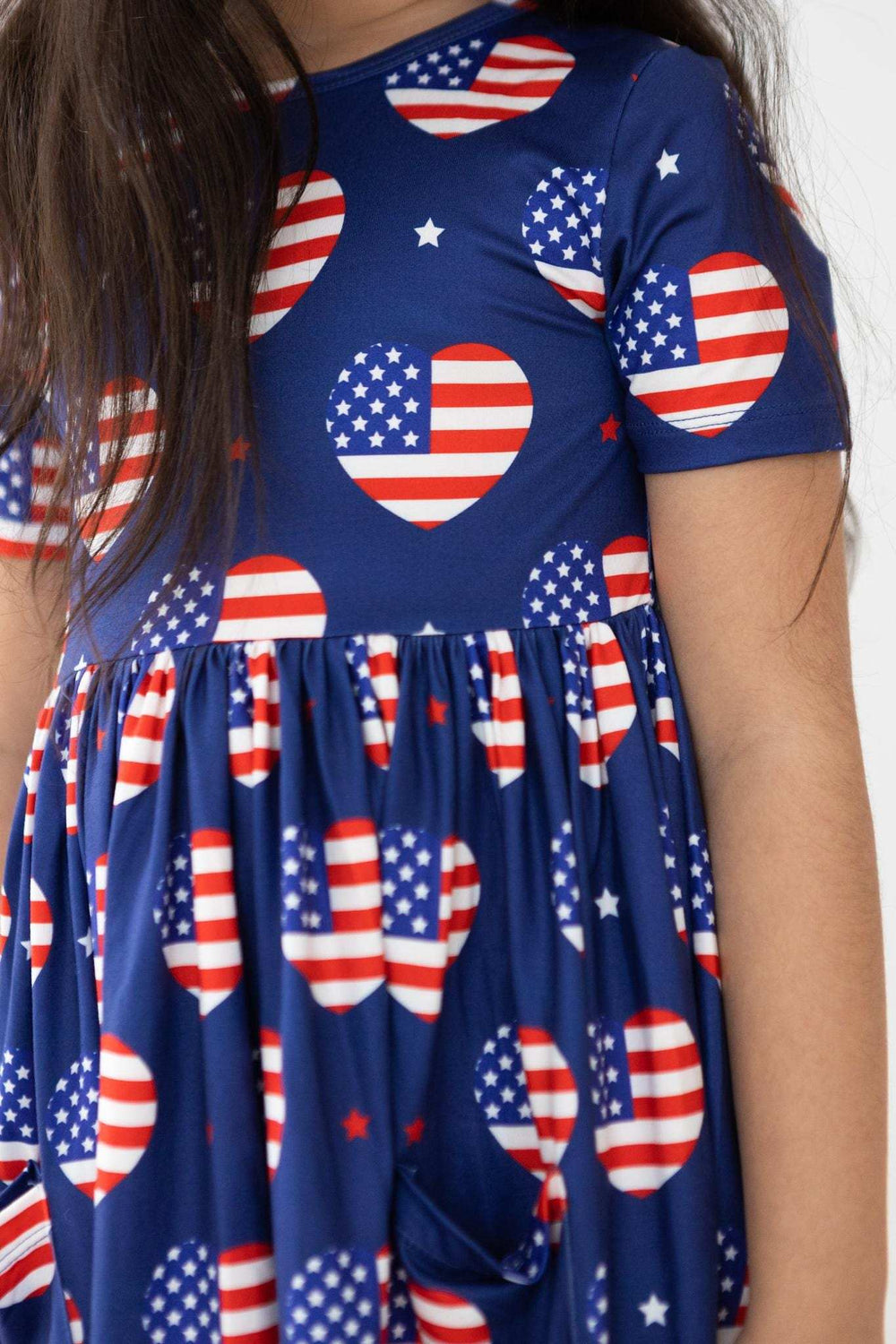 I Heart the USA S/S Pocket Twirl Dress - Mila & Rose ® - Flyclothing LLC