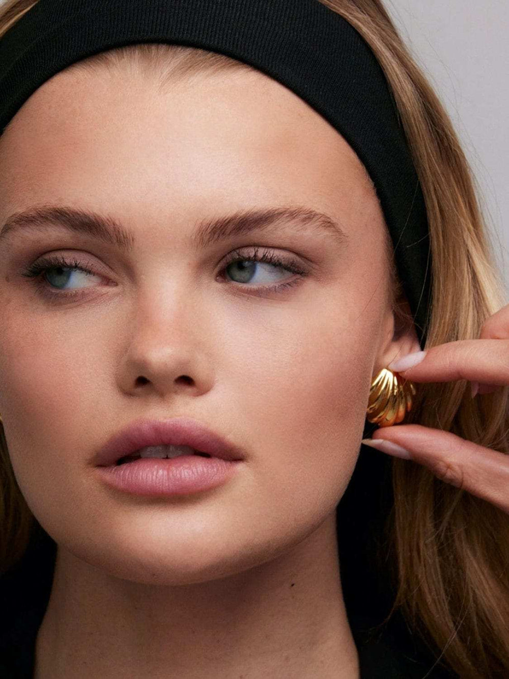 18K Gold-Plated Stainless Steel Shell Stud Earrings - Trendsi - Flyclothing LLC