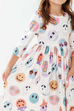SALE Monster Mash 3/4 Sleeve Pocket Twirl Dress - Mila & Rose ® - Flyclothing LLC