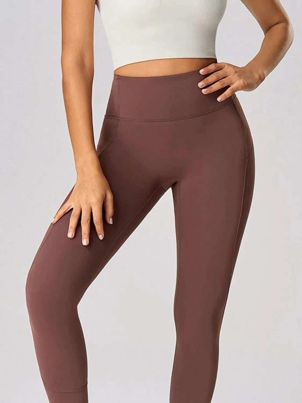 High Waist Active Leggings - Trendsi - Flyclothing LLC