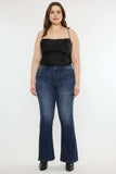 Kancan Full Size Mid Rise Slim Flare Jeans - Trendsi - Flyclothing LLC