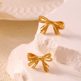 Titanium Steel Stud Earrings - Trendsi - Flyclothing LLC