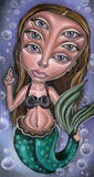 Black Market Art Company 6 Eyed Mermaid Print - Black Market Art Company - Flyclothing LLC