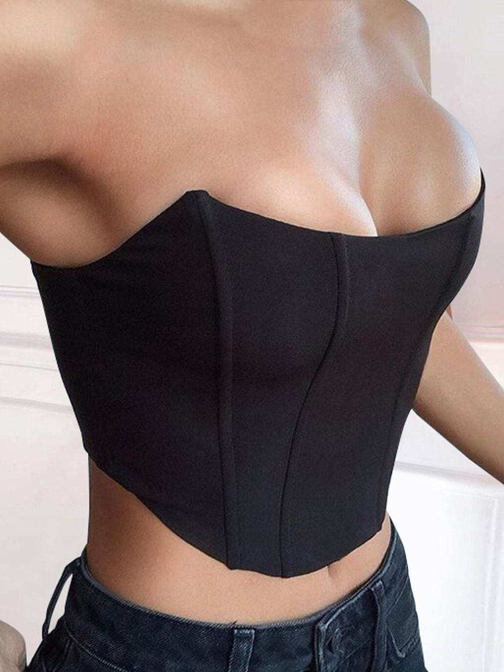 Tube Cropped Top - Trendsi - Flyclothing LLC