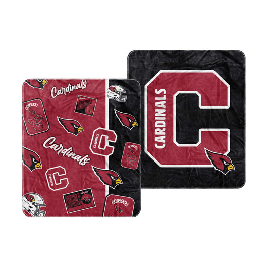 Arizona Cardinals Dream Weave Throw 50x60 - Logo Brands - Flyclothing LLC