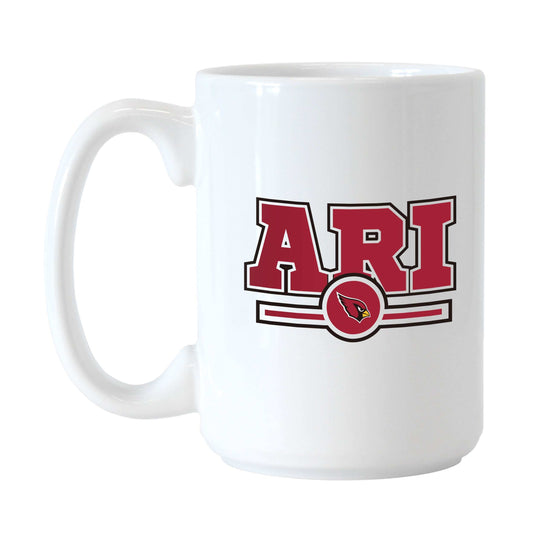 Arizona Cardinals 15oz Letterman Sublimated Mug - Logo Brands - Flyclothing LLC