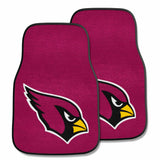 NFL - Arizona Cardinals 2-pc Carpet Car Mat Set - Logo Brands - Flyclothing LLC