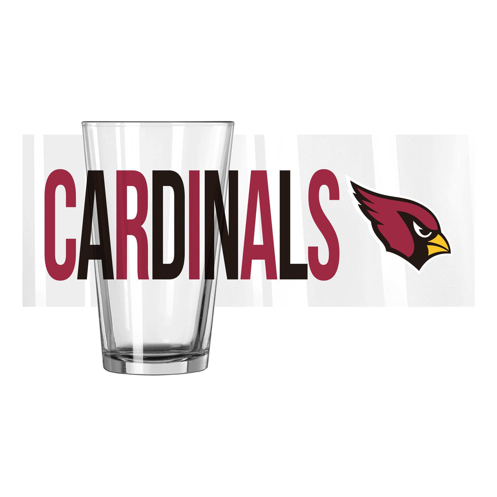 Arizona Cardinals 16oz Overtime Pint Glass - Logo Brands - Flyclothing LLC