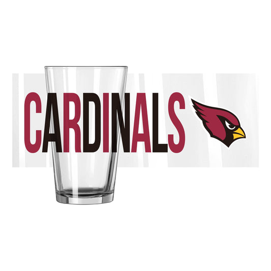 Arizona Cardinals 16oz Overtime Pint Glass - Logo Brands - Flyclothing LLC