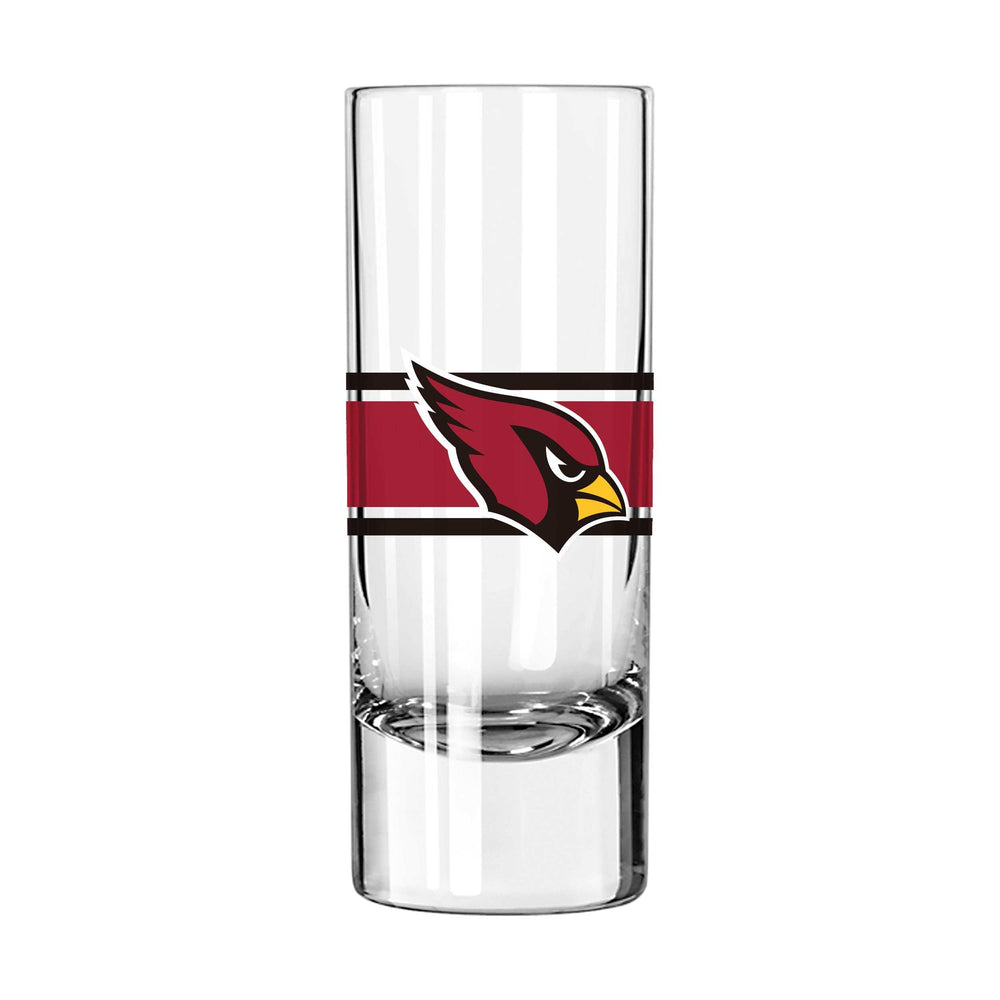 Arizona Cardinals 2.5oz Stripe Shooter Glass - Logo Brands - Flyclothing LLC