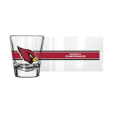 Arizona Cardinals 2oz Stripe Shot Glass - Logo Brands - Flyclothing LLC