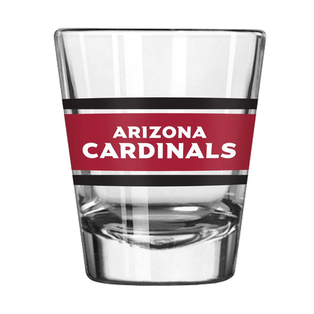 Arizona Cardinals 2oz Stripe Shot Glass - Logo Brands - Flyclothing LLC