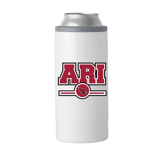 Arizona Cardinals Letterman 12 oz Slim Can Coolie - Logo Brands - Flyclothing LLC