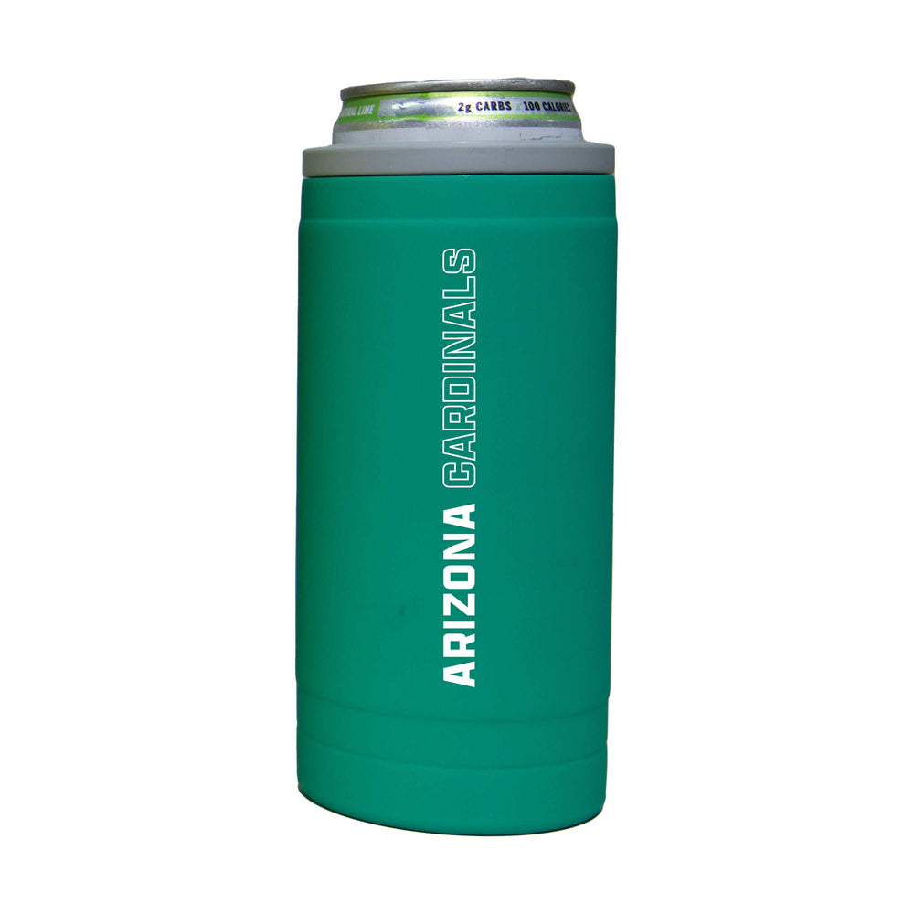 Arizona Cardinals 12oz Optic Stacked Soft Touch Slim Coolie - Logo Brands - Flyclothing LLC