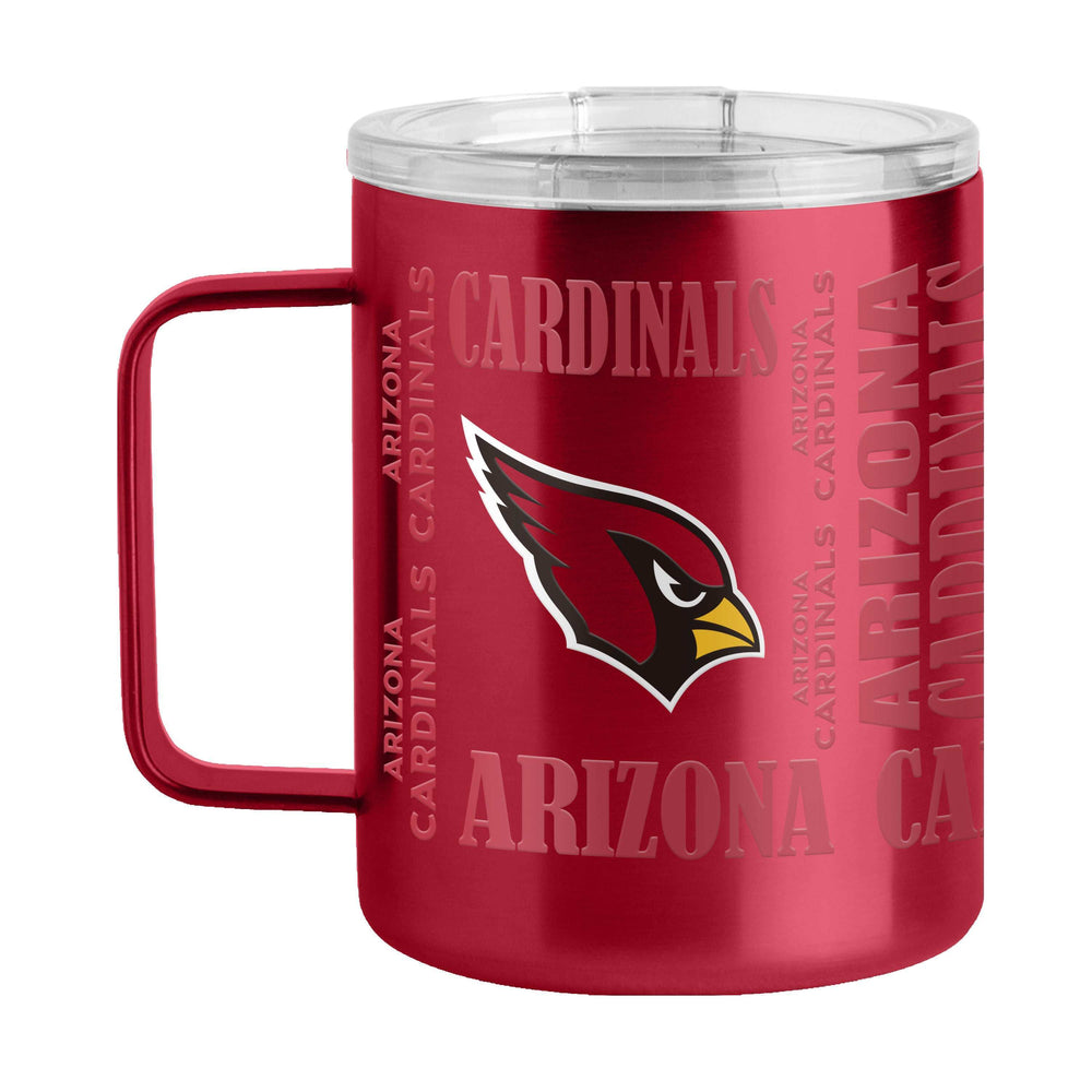 Arizona Cardinals 15oz Replay Stainless Steel Mug - Logo Brands - Flyclothing LLC