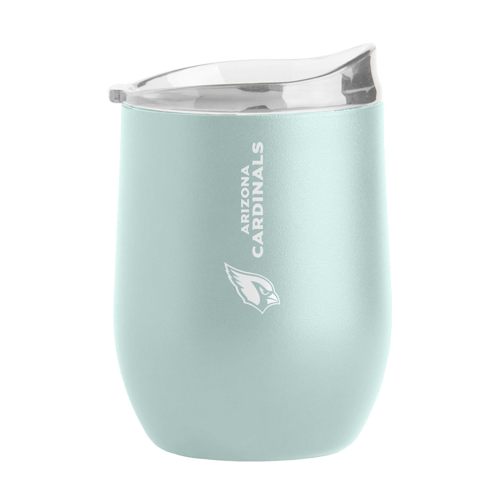Arizona Cardinals 16oz Vertical Powder Coat Curved Beverage - Logo Brands - Flyclothing LLC